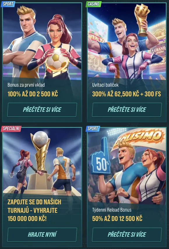 Bonusy a propagace v Golisimo Casino